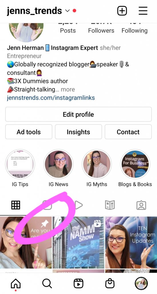 How & Why to Pin Posts on Instagram